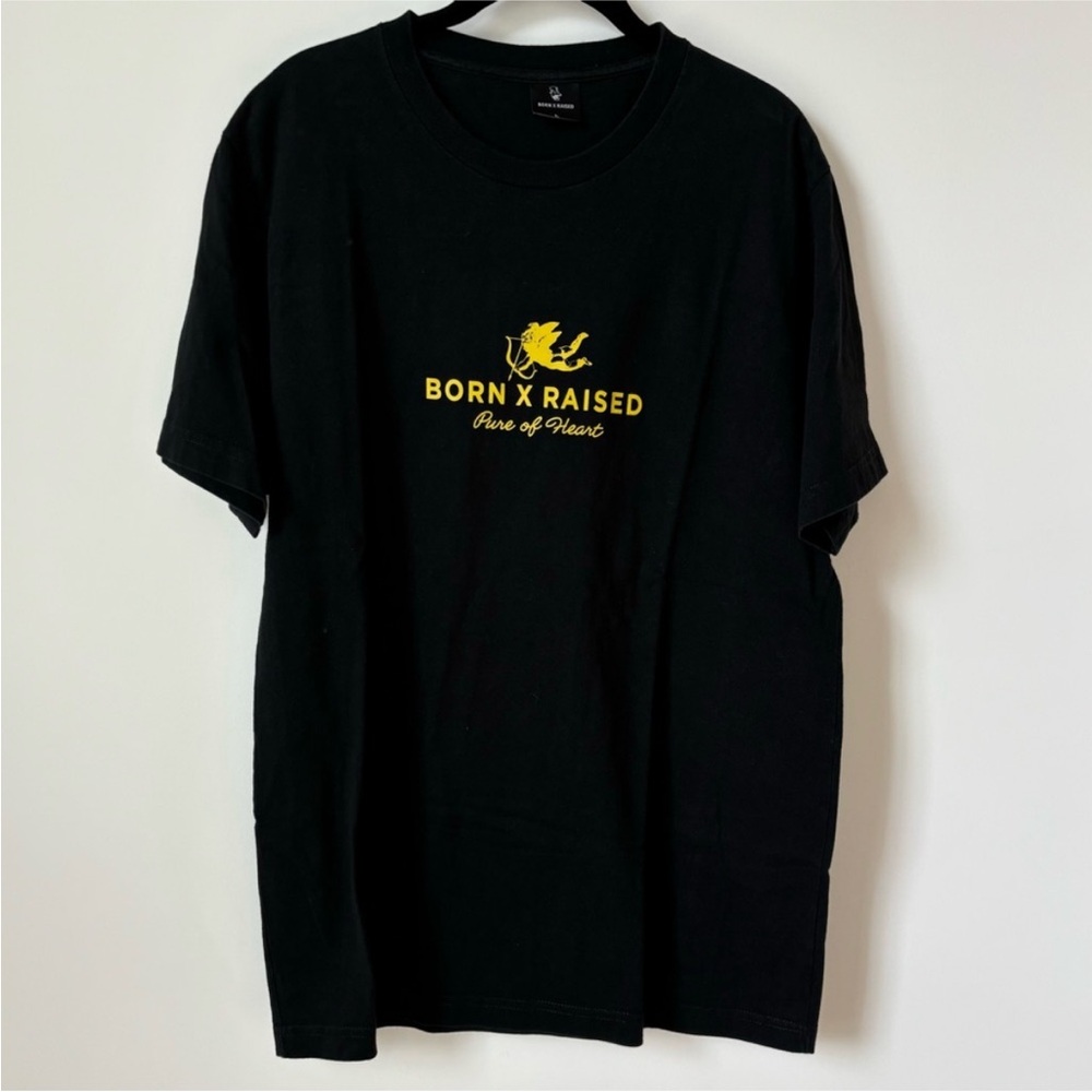 BORN X RAISED Black Tee “Pure of Heart”